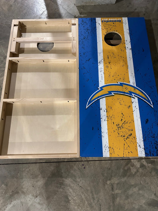 Scratch & Dent - LA Chargers NFL #2 Cornhole Boards