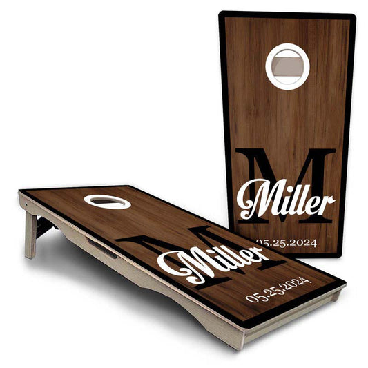 Wedding Name Letter Pro Solution Cornhole Boards