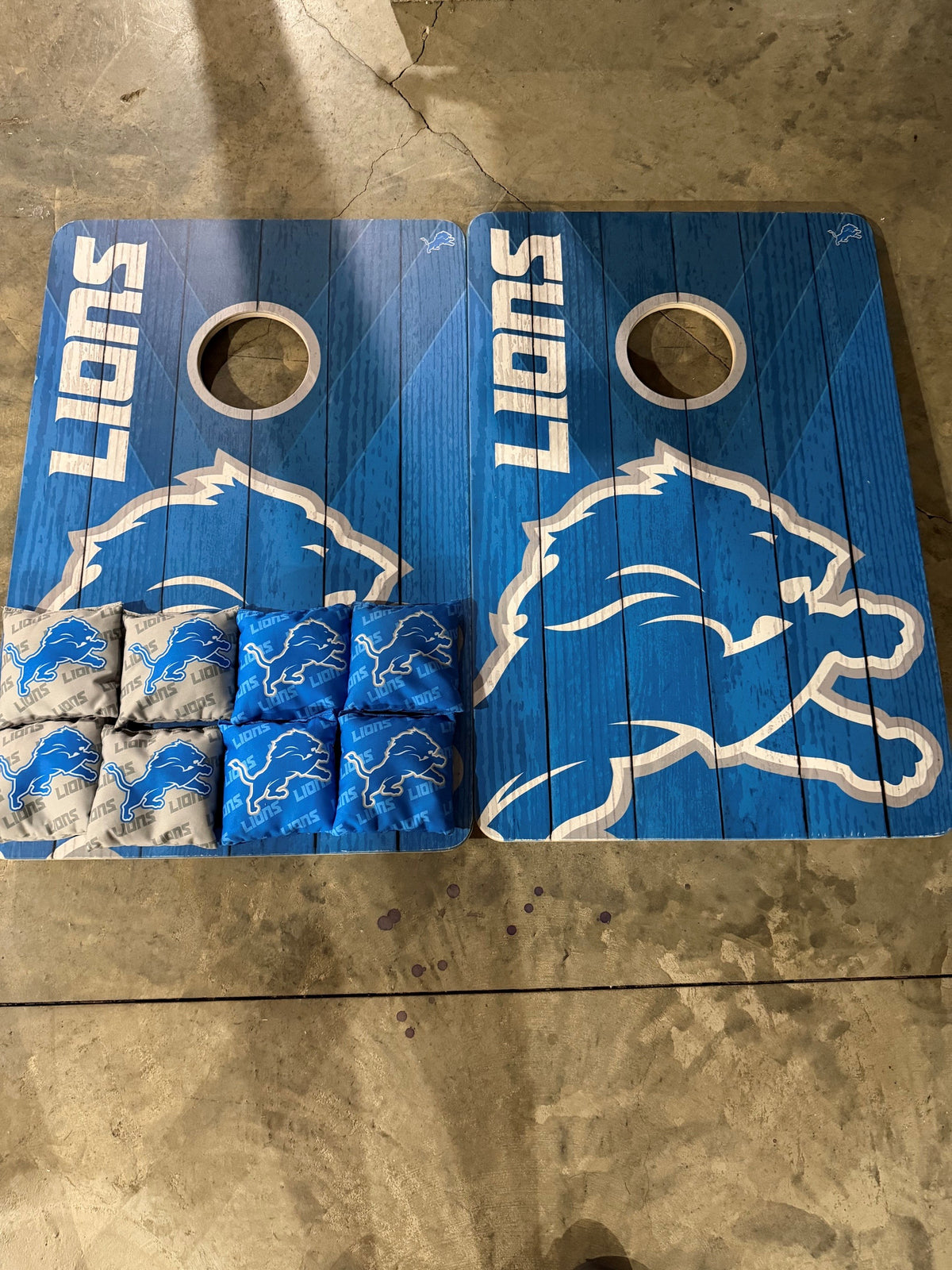 Scratch & Dent - Detroit Lions #4 NFL 2x3 Cornhole Boards
