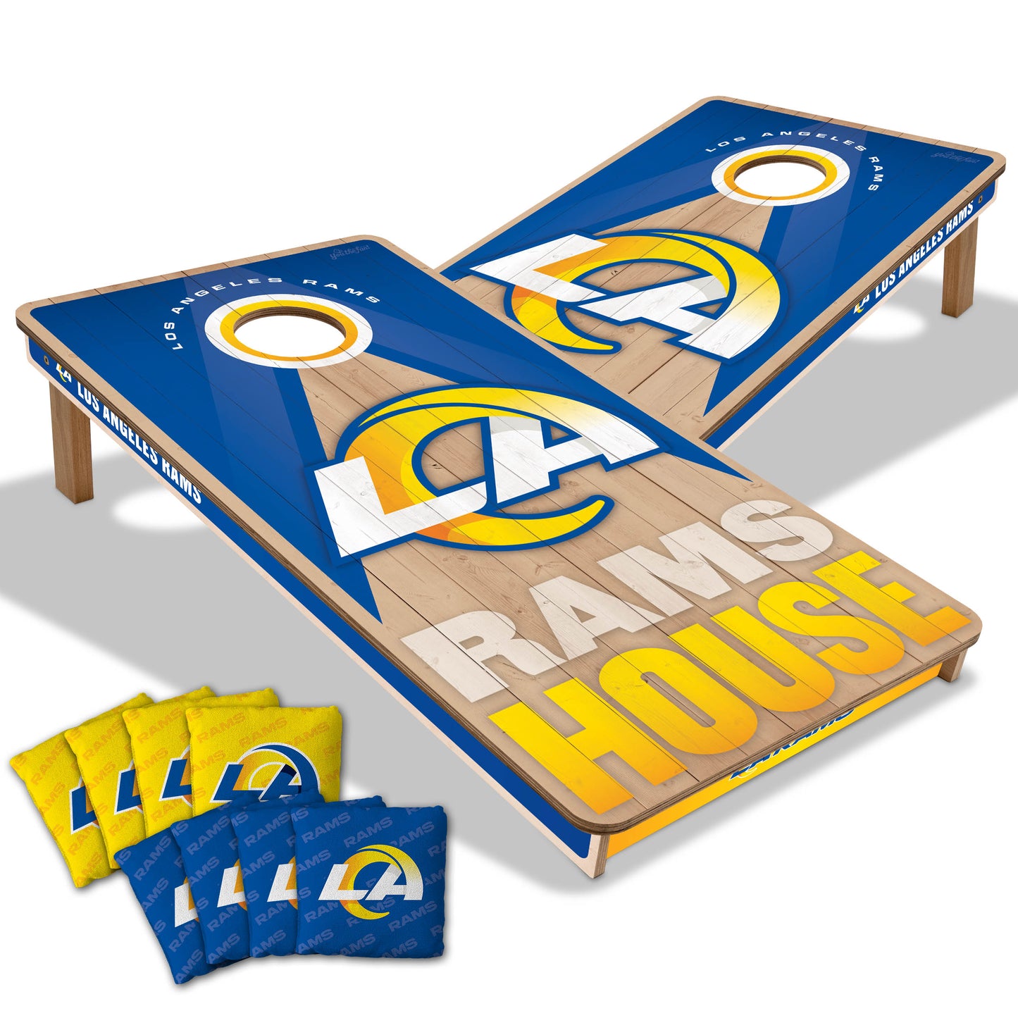 Los Angeles Rams NFL 2x4 Cornhole Board Set
