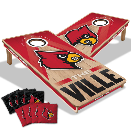 Louisville Cardinals NCAA 2x4 Cornhole Board Set