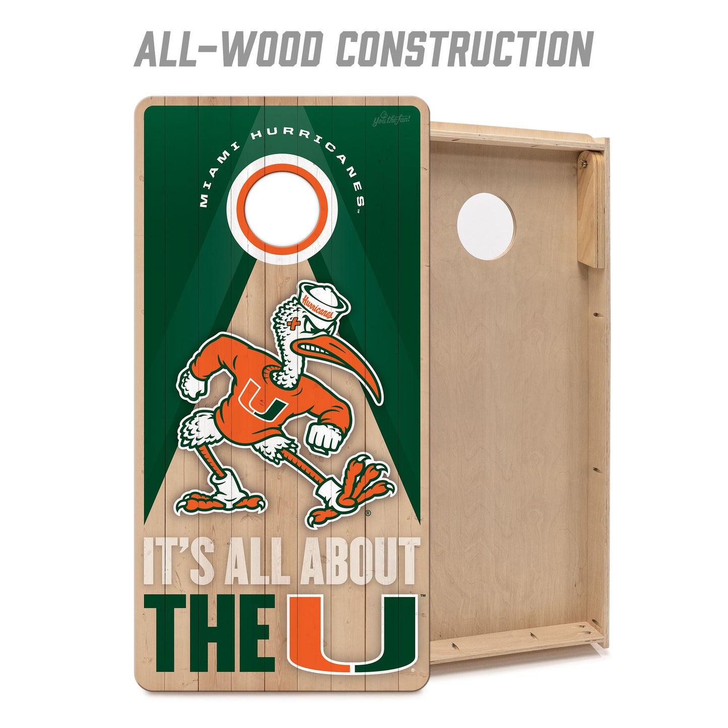 Miami Hurricanes NCAA 2x4 Lifestyle
