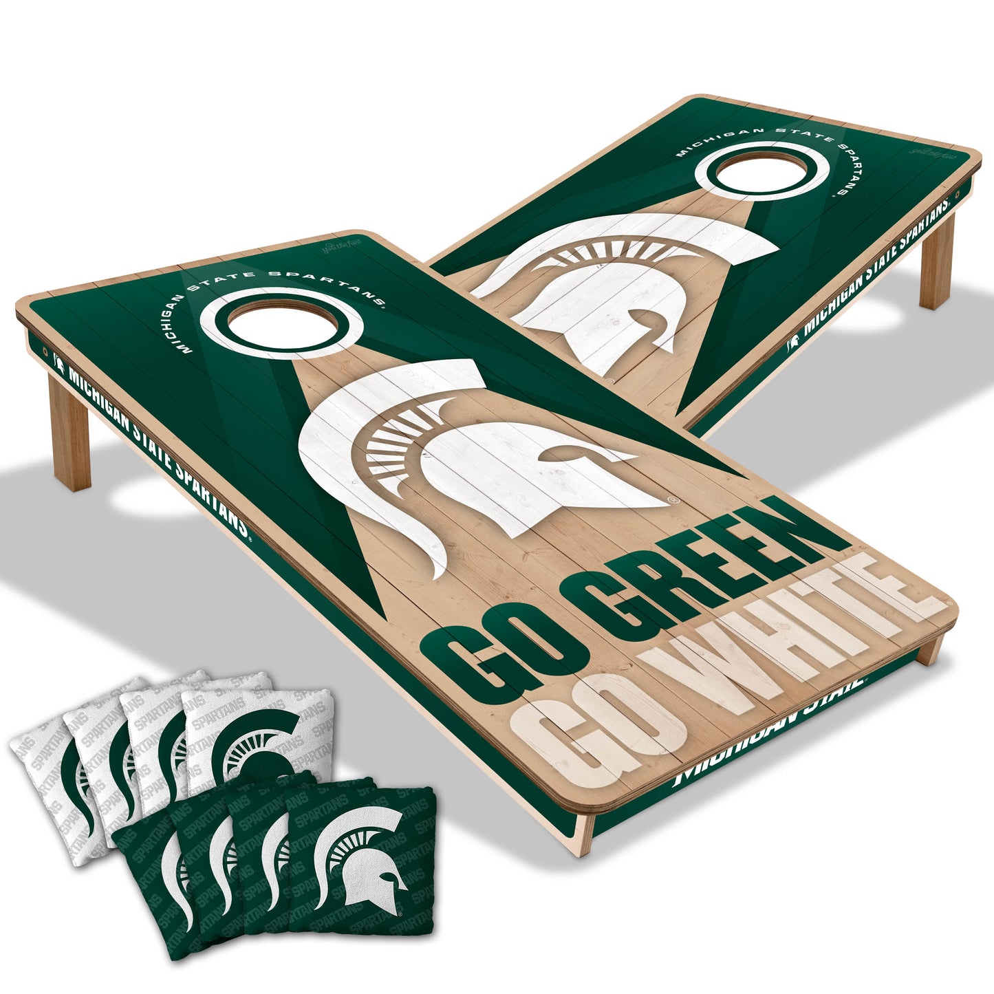 Michigan State Spartans NCAA 2x4 Cornhole Board Set