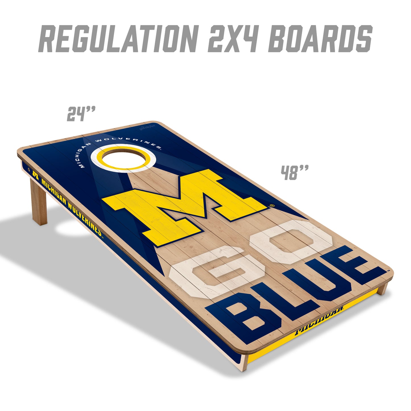 Michigan Wolverines NCAA 2x4 Specs
