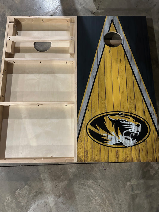 Scratch & Dent - Missouri Tigers NCAA #2 Cornhole Boards