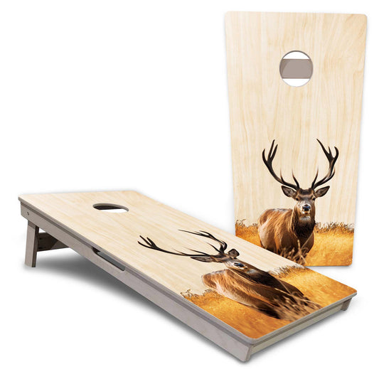 Natural Deer Pro All-Weather Cornhole Boards
