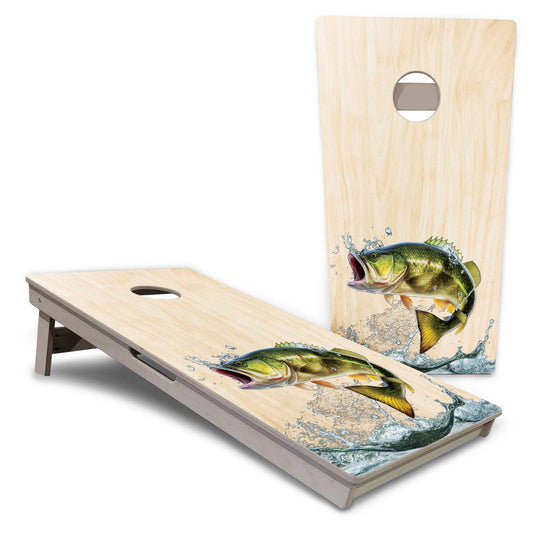 Natural Fish Pro All-Weather Cornhole Boards