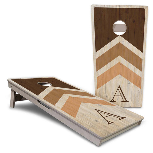 Natural Wedding Arrows Pro Cornhole Boards