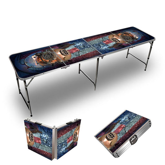 Naval Helmet Beer Pong Table