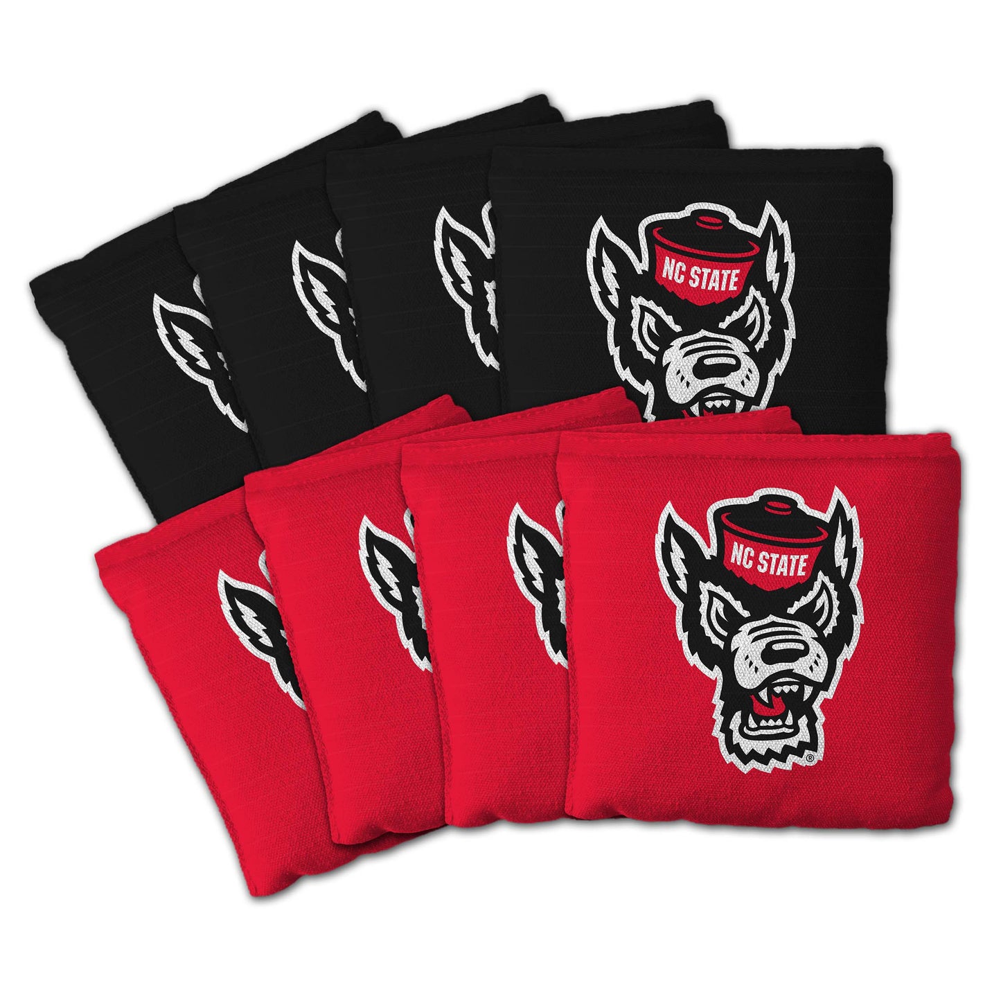 NC State Wolfpack Dual Sided Pro Cornhole Bags