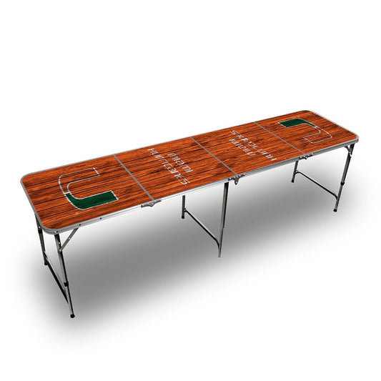 Miami Hurricanes Orange Tailgate Table