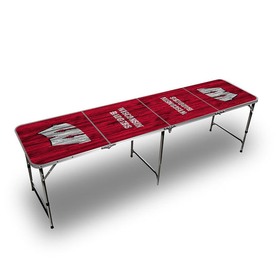 Wisconsin Badgers Red Tailgate Table