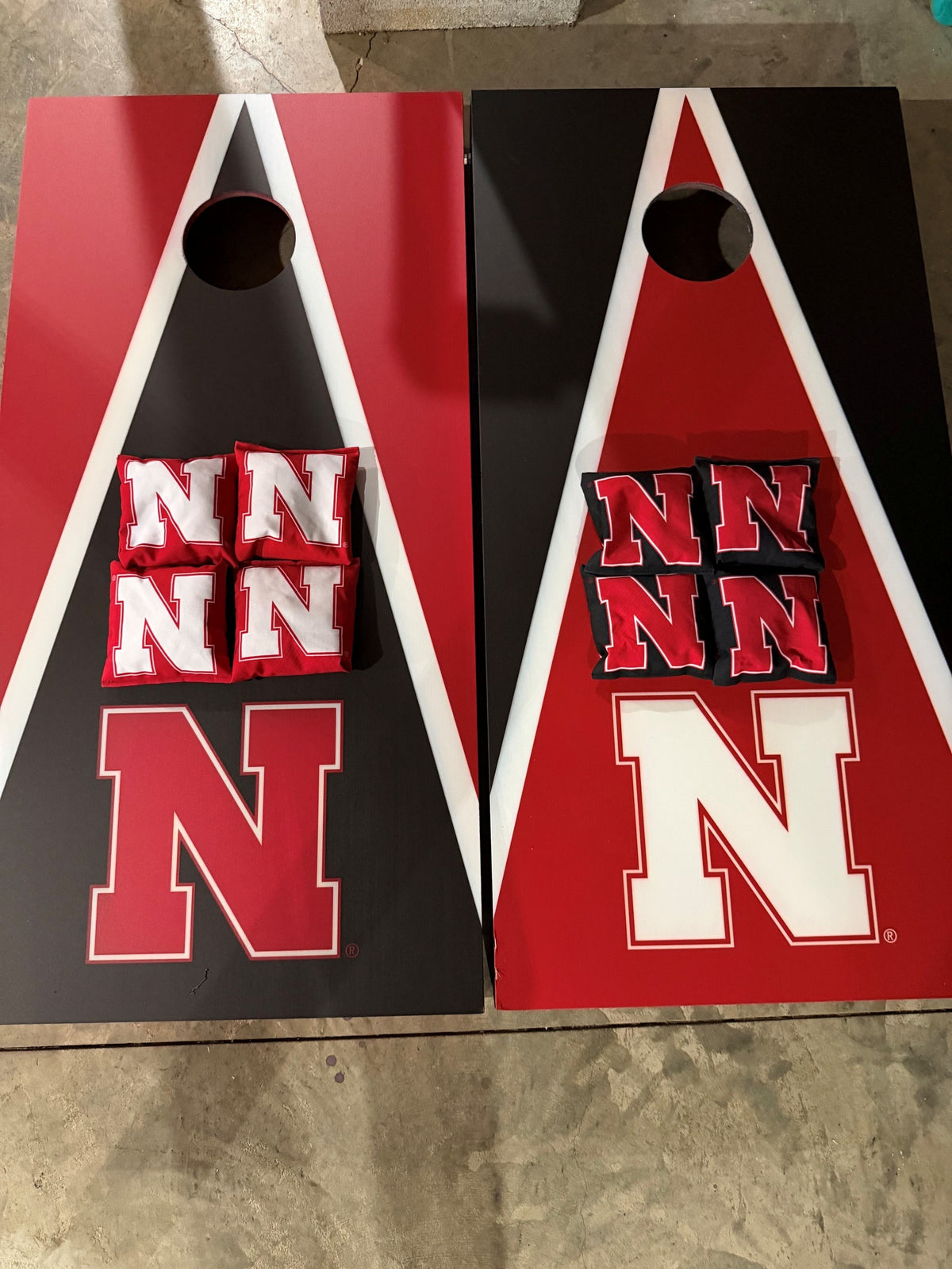 Scratch & Dent - Nebraska Cornhuskers Cornhole Boards with Bags