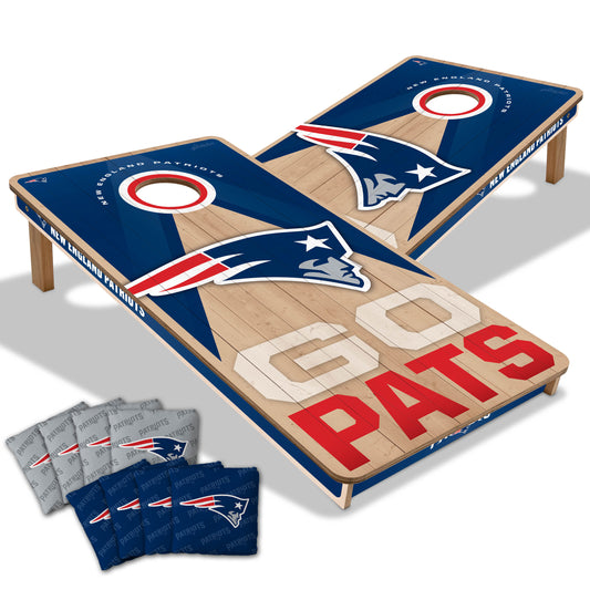 New England Patriots NFL 2x4 Cornhole Board Set
