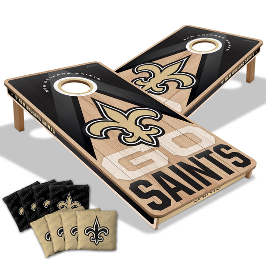 New Orleans Saints NFL 2x4 Cornhole Board Set