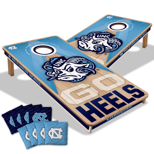 North Carolina Tar Heels NCAA 2x4 Cornhole Board Set