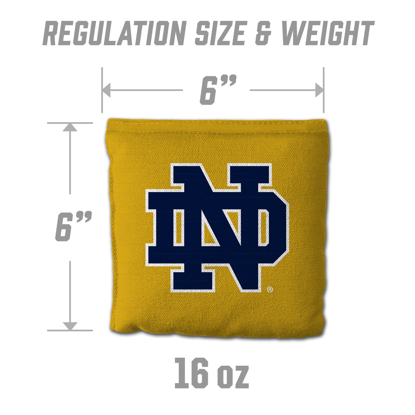 Notre Dame Irish Bag Specs