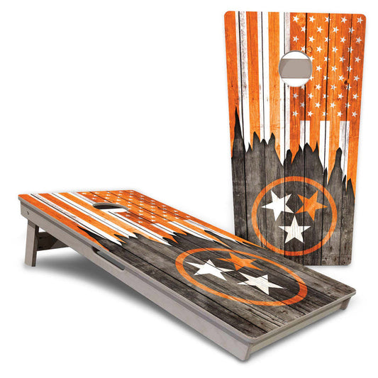 Tennessee Orange Flag Pro Cornhole Boards