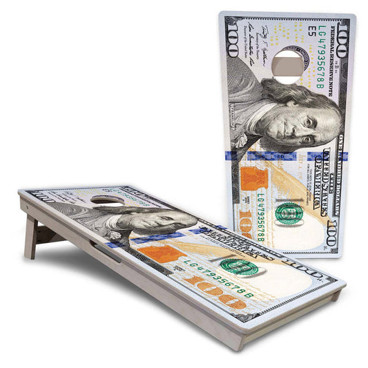 $100 Bill Pro All-Weather Cornhole Boards