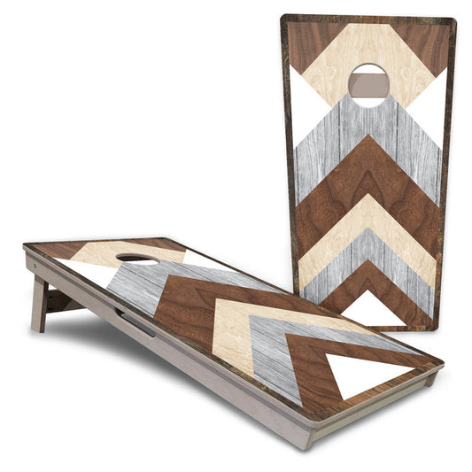 Pallet Wood Pattern Pro Cornhole Boards