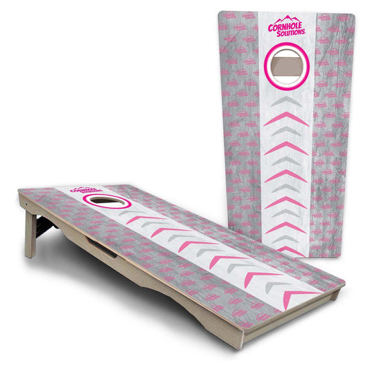 Pink Runway Pro Solution Cornhole Boards