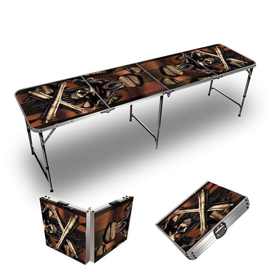 Pirate Skull Cannon Beer Pong Table