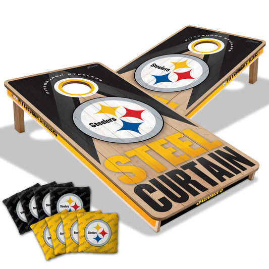 Pittsburgh Steelers NFL 2x4 Cornhole Board Set