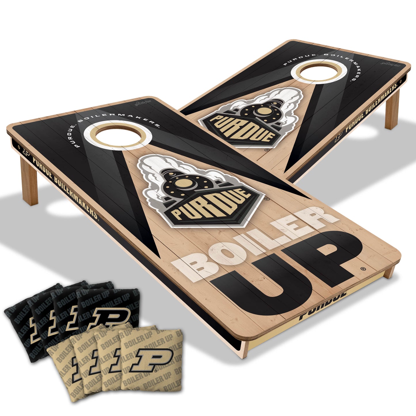 Purdue Boilermakers NCAA 2x4 Cornhole Board Set