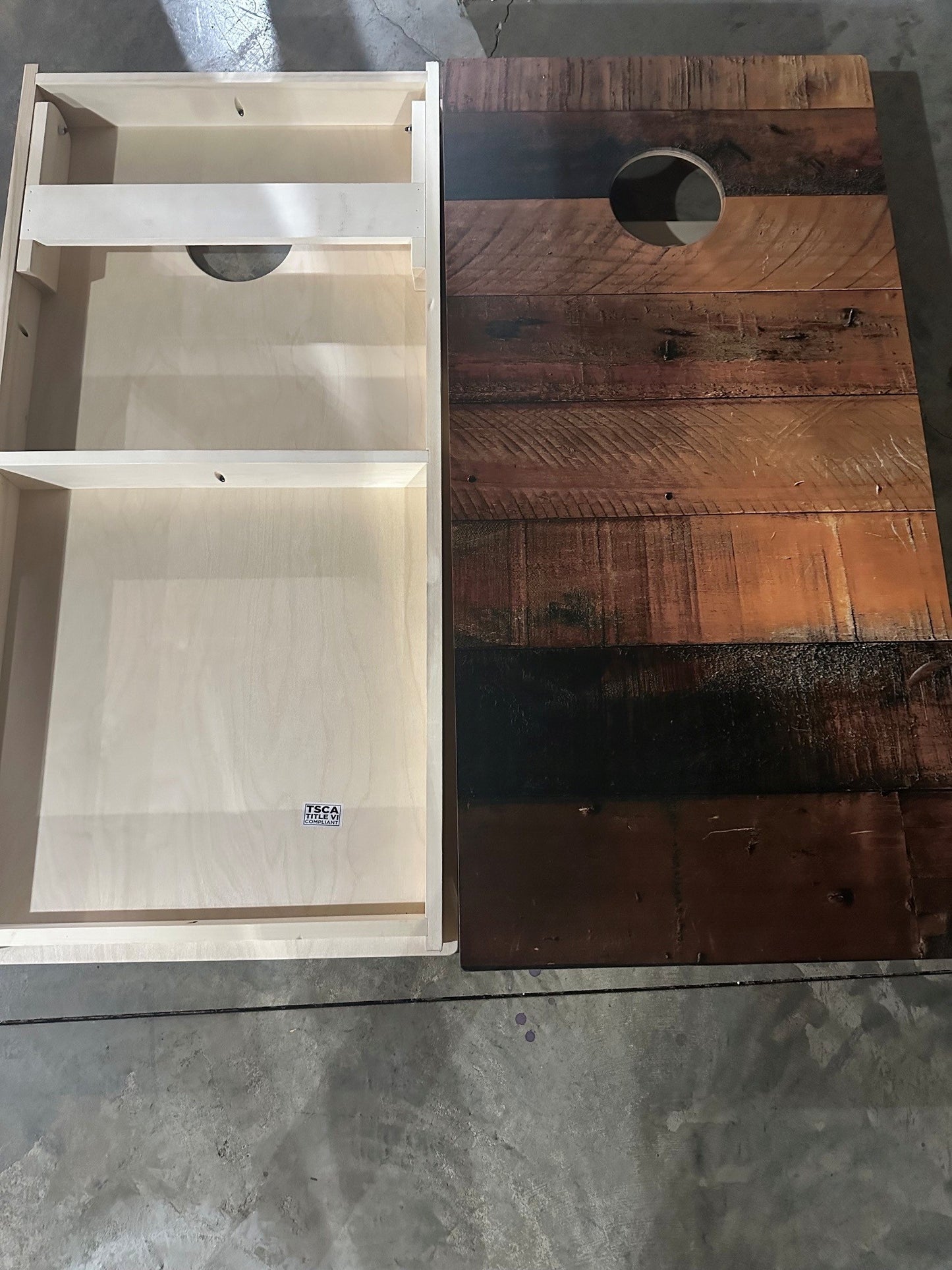 Scratch & Dent - Reclaimed Wood Design Premium Cornhole Boards
