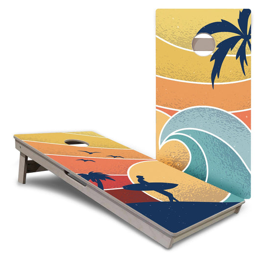 Retro Beach 3 Pro All-Weather Cornhole Boards