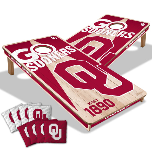 Oklahoma Sooners 2x4 Pro Cornhole Boards
