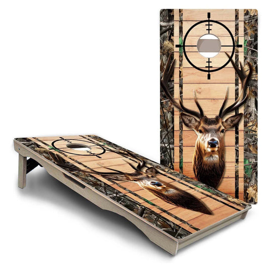 Scope Deer Plank Pro Solution Cornhole Boards