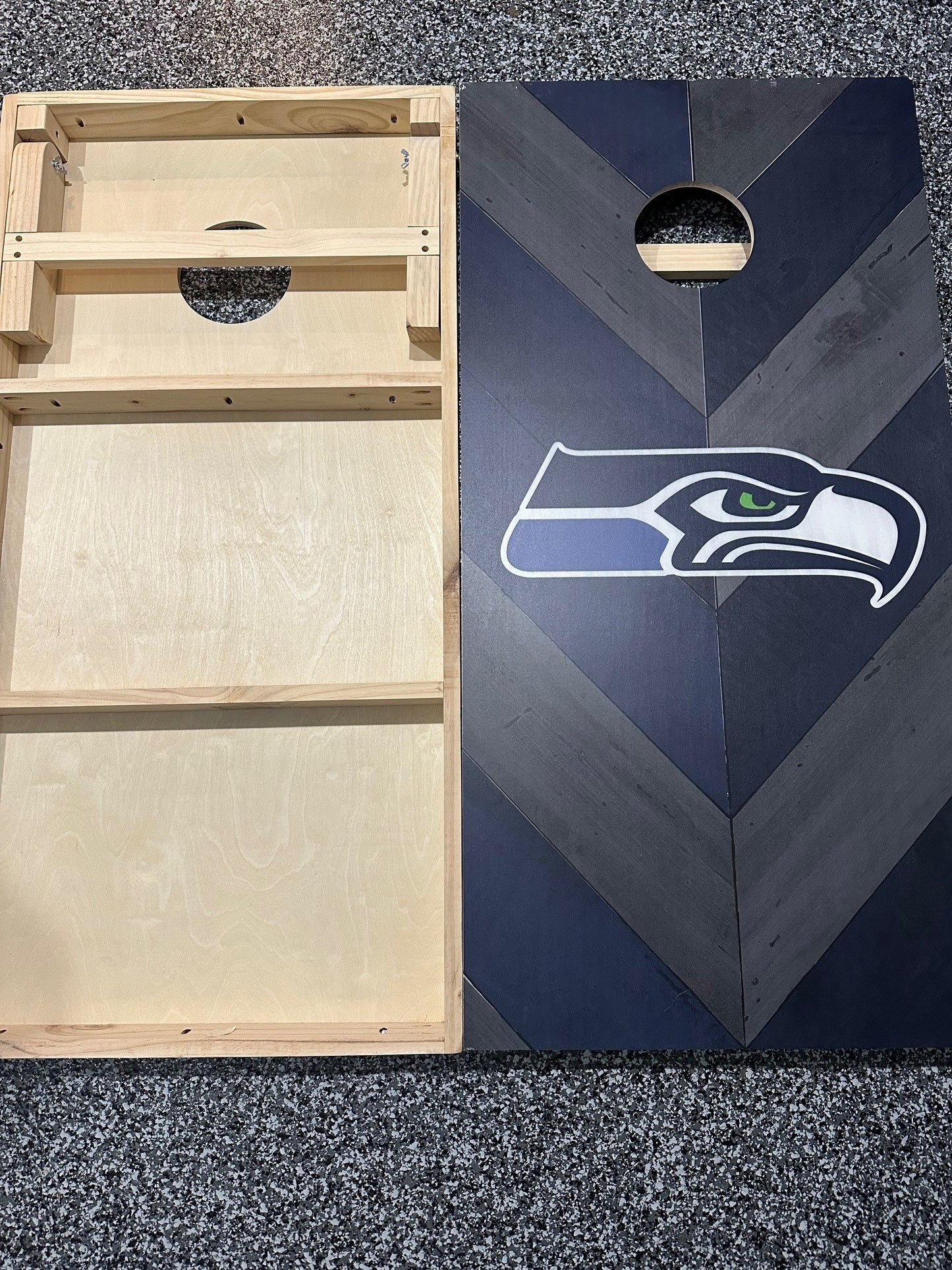 Scratch & Dent - Seattle Seahawks #3 Cornhole Boards