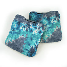 Grey & Blue Crumple Pro Cornhole Bags
