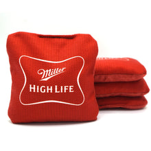 Miller High Life Red Pro Cornhole Bags
