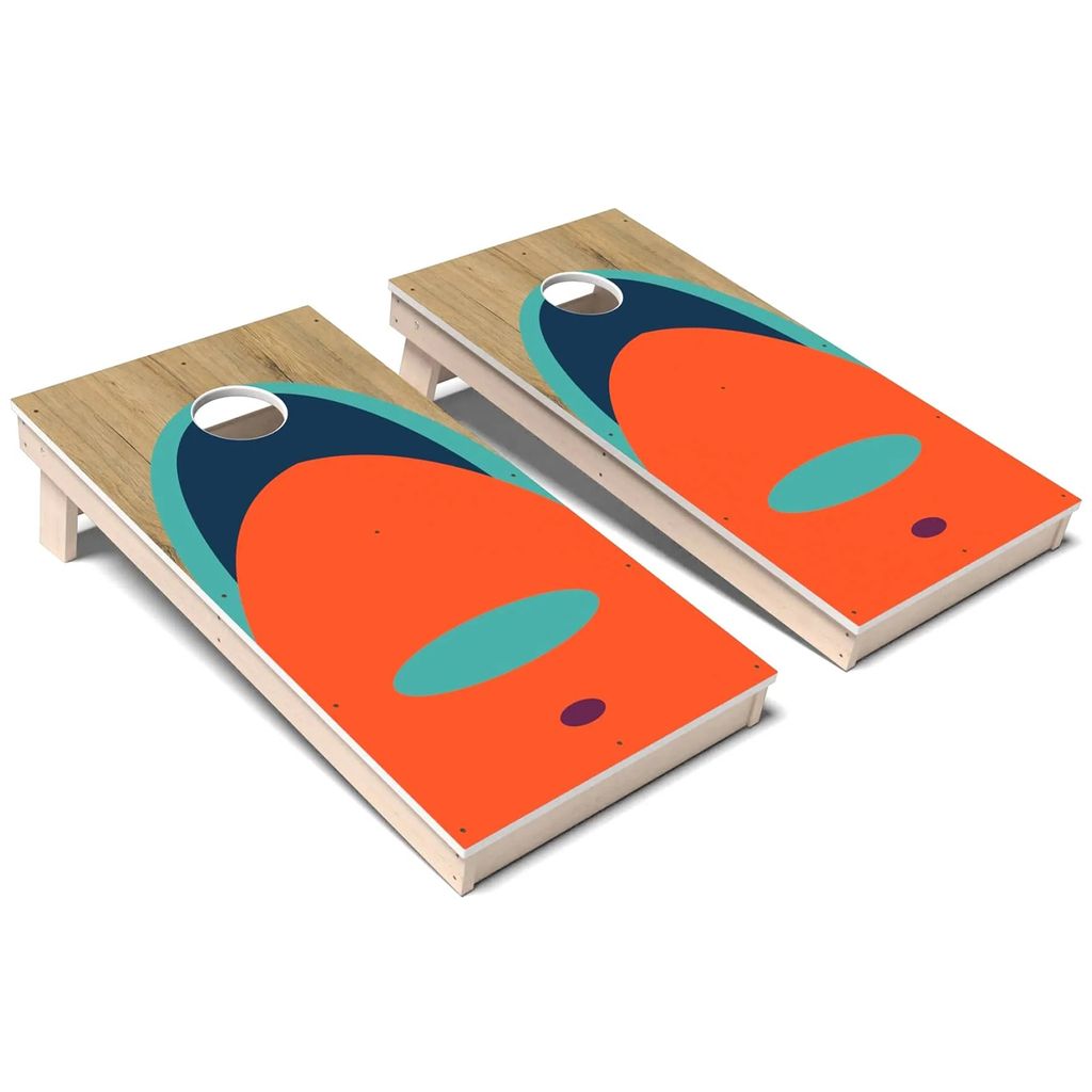 Surf Pattern All-Weather Cornhole 