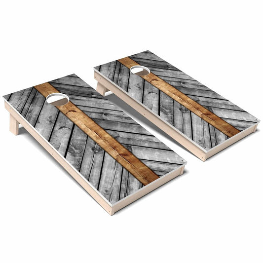 Grey Lines Weatherproof Cornhole Boards