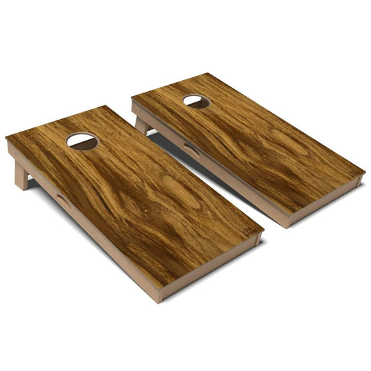 Almond Wood Cornhole Board Set