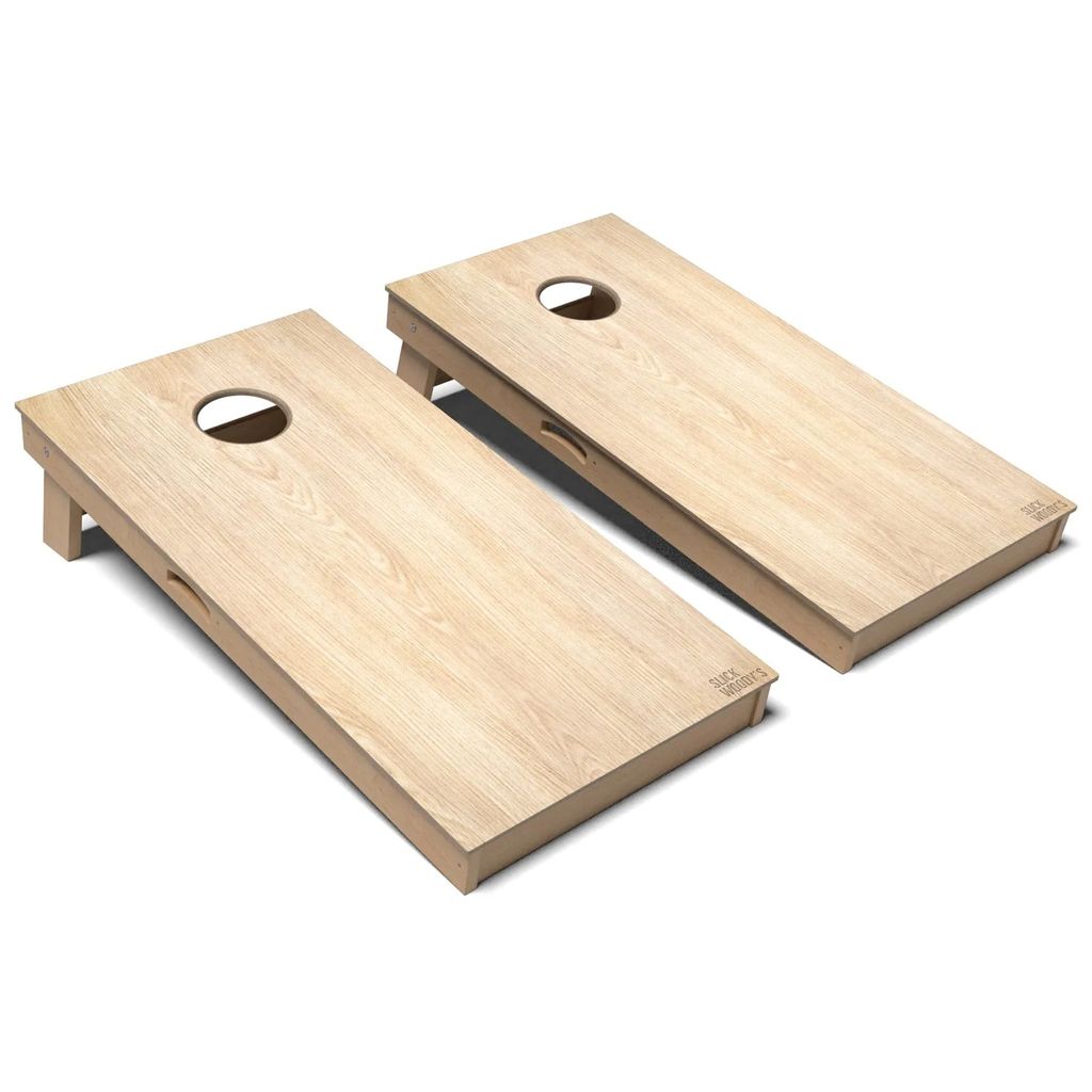 Ash Wood Cornhole Board Set