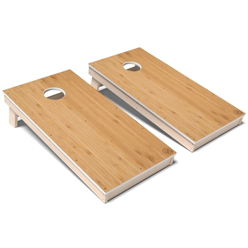 Bamboo Wood All-Weather Cornhole 