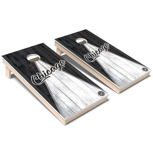 Chicago Triangle Baseball Weatherproof Cornhole Boards
