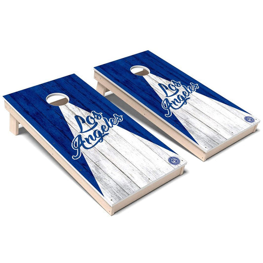 Los Angeles Triangle Baseball Weatherproof Cornhole Boards