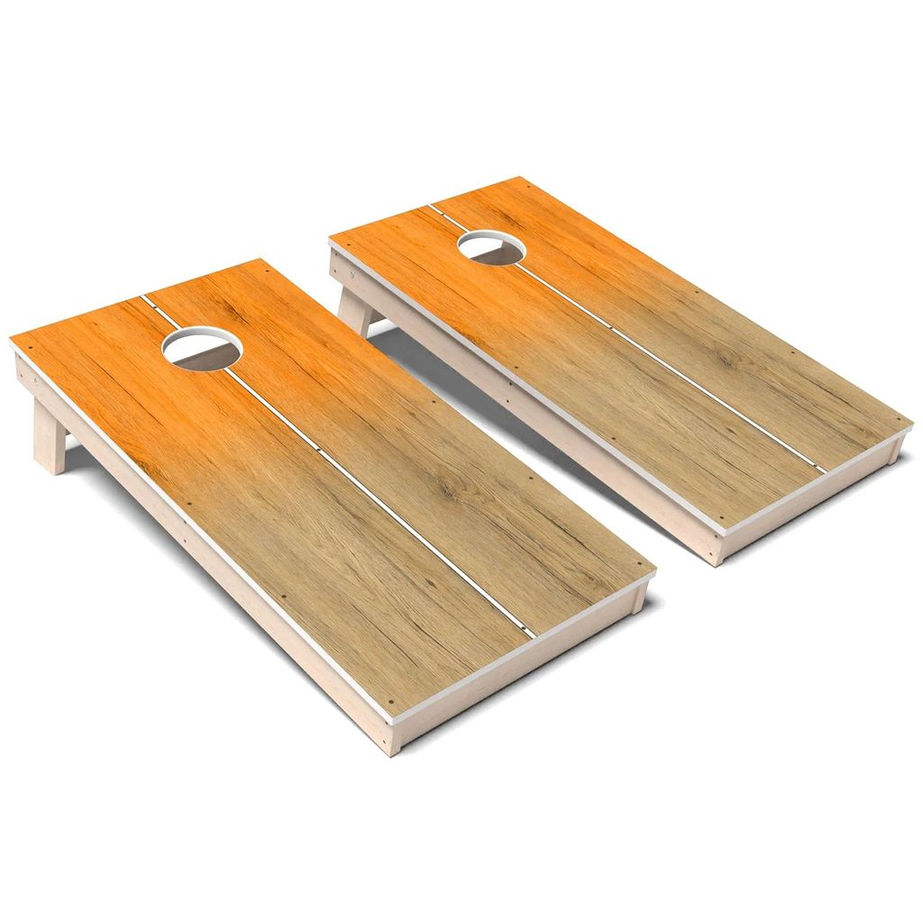 Burnt Orange Gradient All-Weather Cornhole 