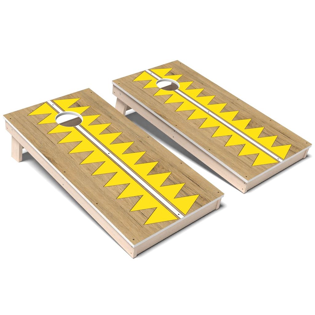 Canary Yellow Slice All-Weather Cornhole 