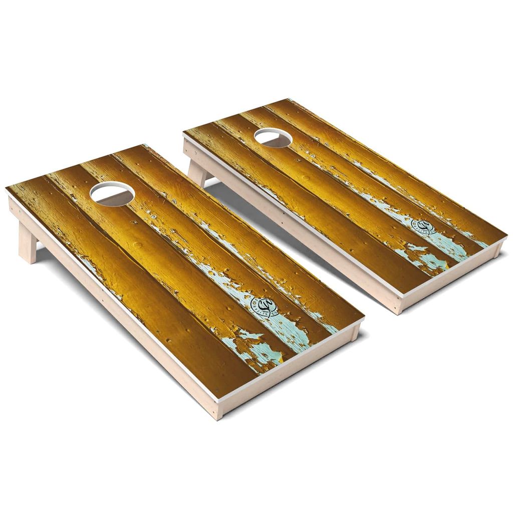 Chipped Paint Weatherproof Cornhole Boards