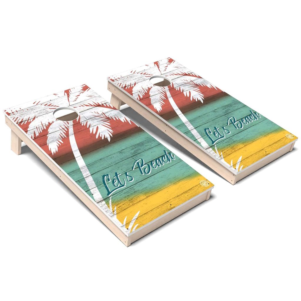 Lets Beach Weatherproof Cornhole Boards