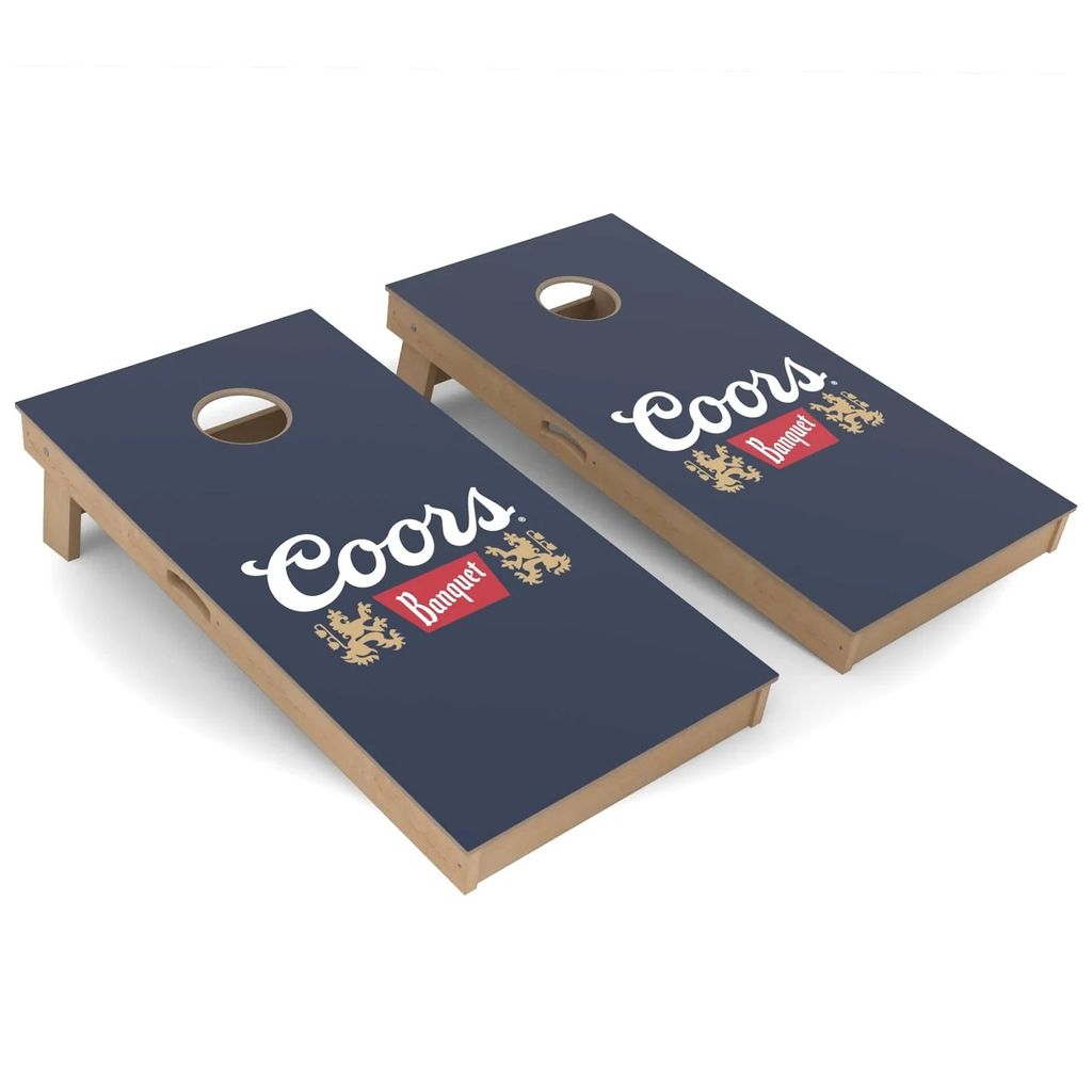 Coors Banquet Blue Cornhole Board Set