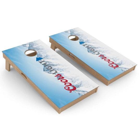 Coors Light Sideways Cornhole Board Set