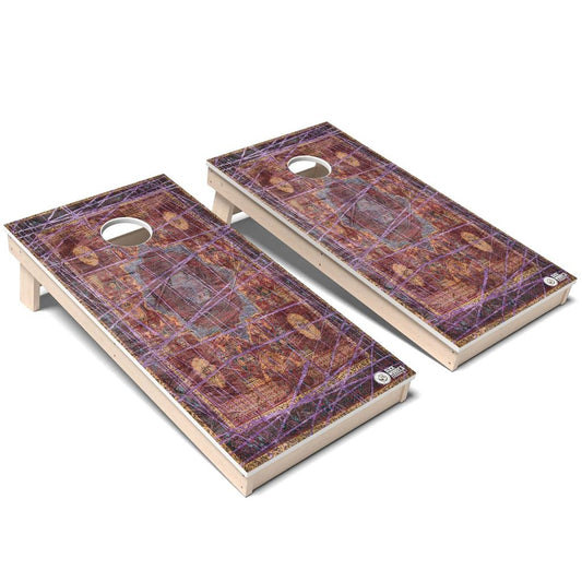 Bohemian Cyan All-Weather Cornhole 