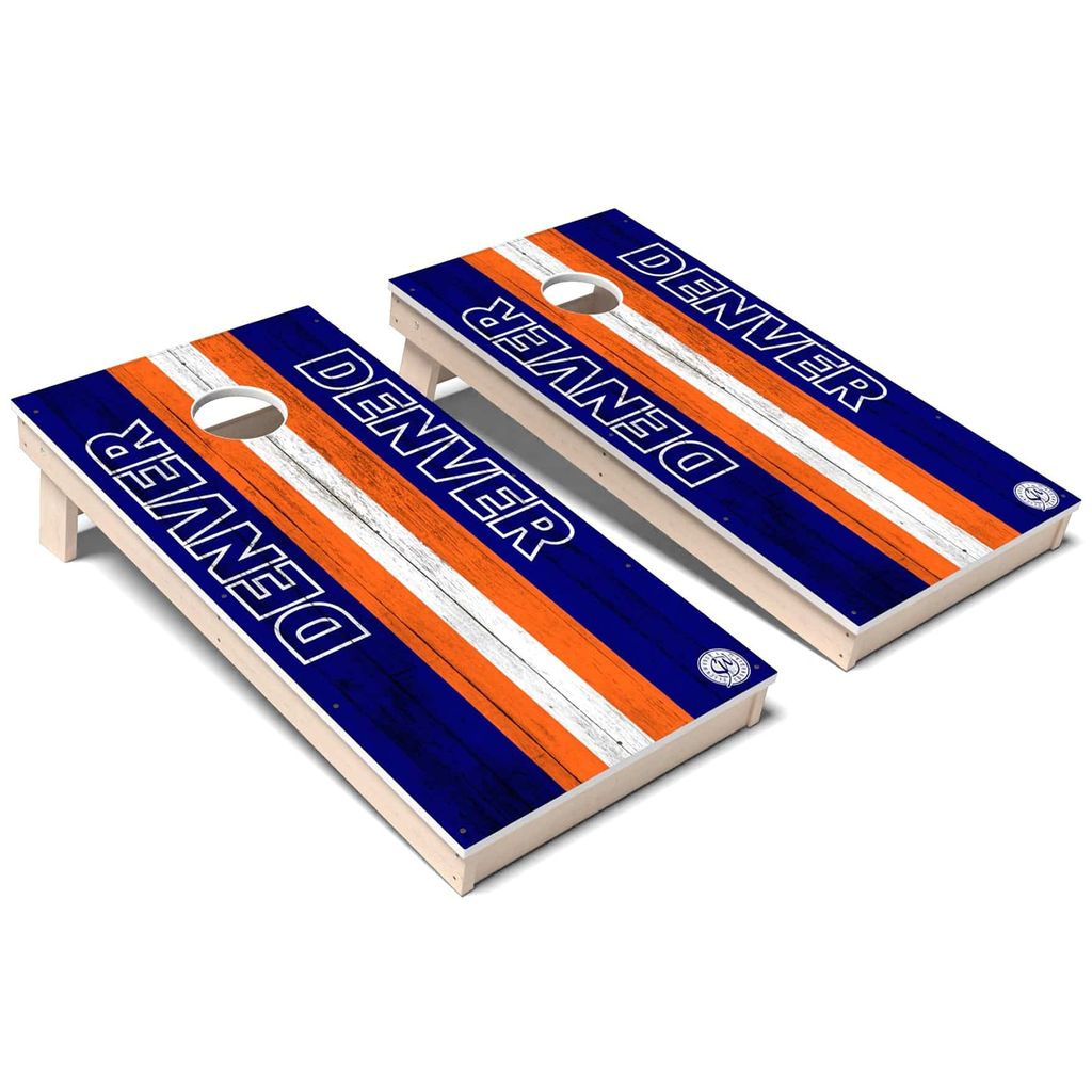 Denver Football Weatherproof Cornhole Boards